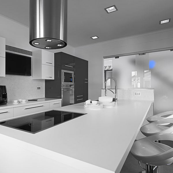 Pure White Granite Kitchen Countertops