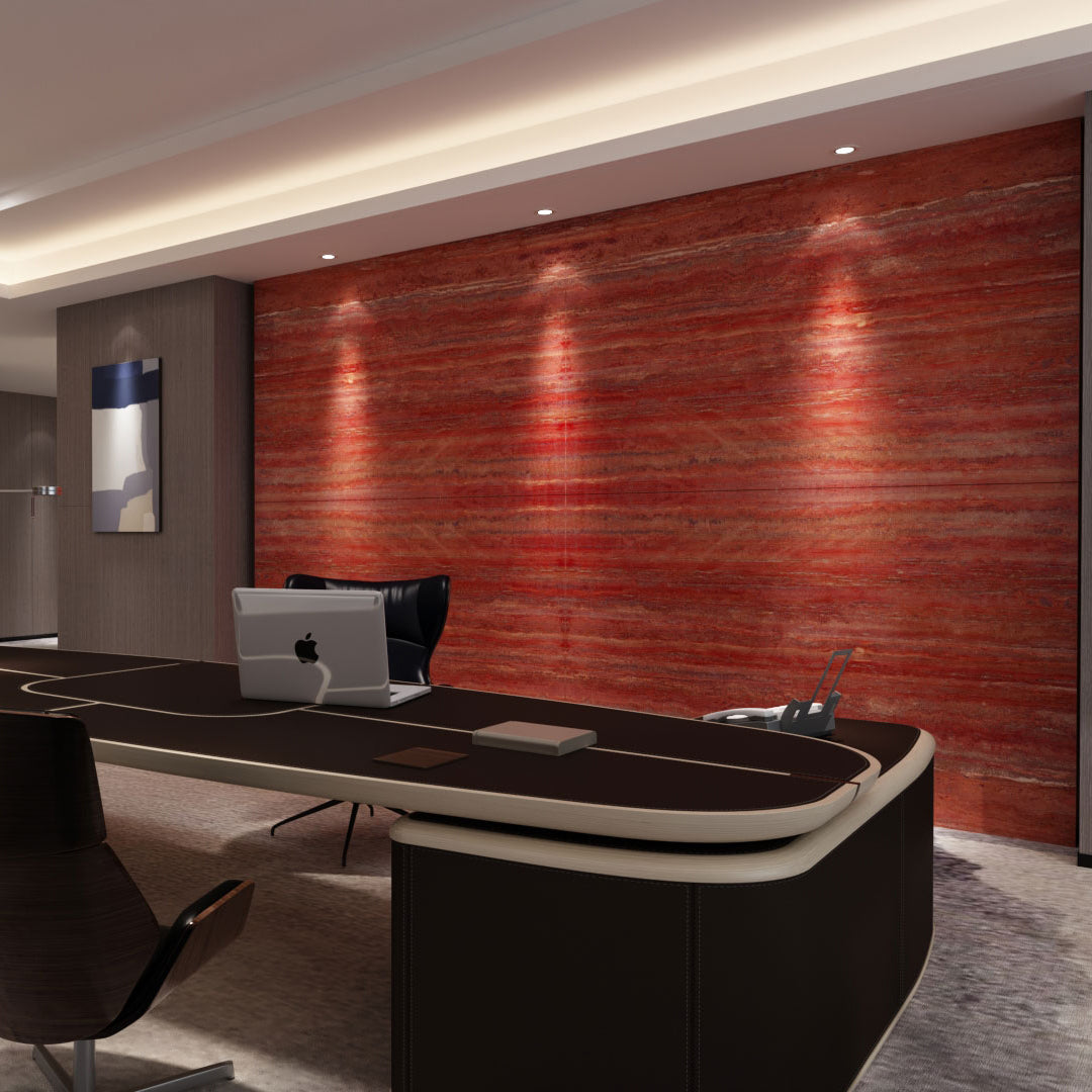 Red Travertine Marble
