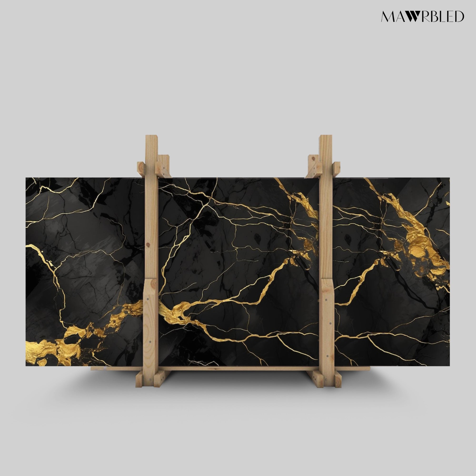 Black And Yellow Marble