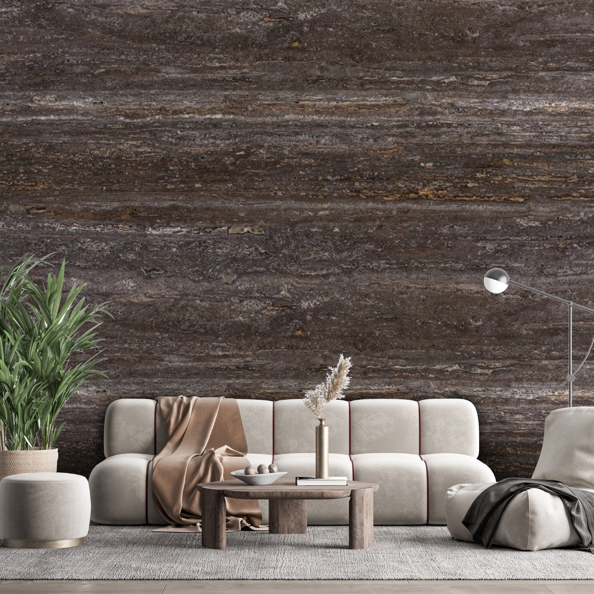 Titanium Travertine Marble