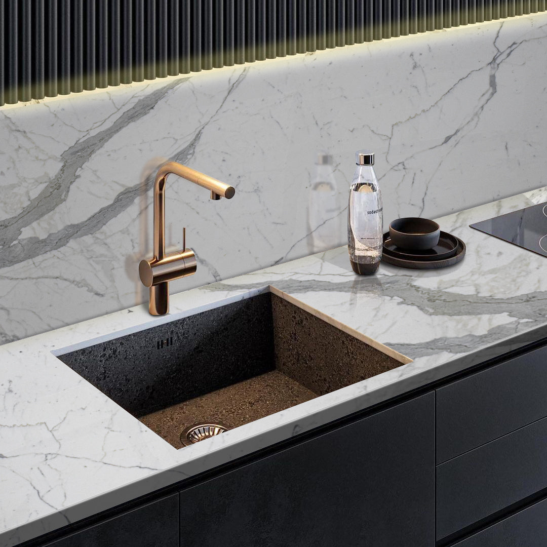 White Statuario marble