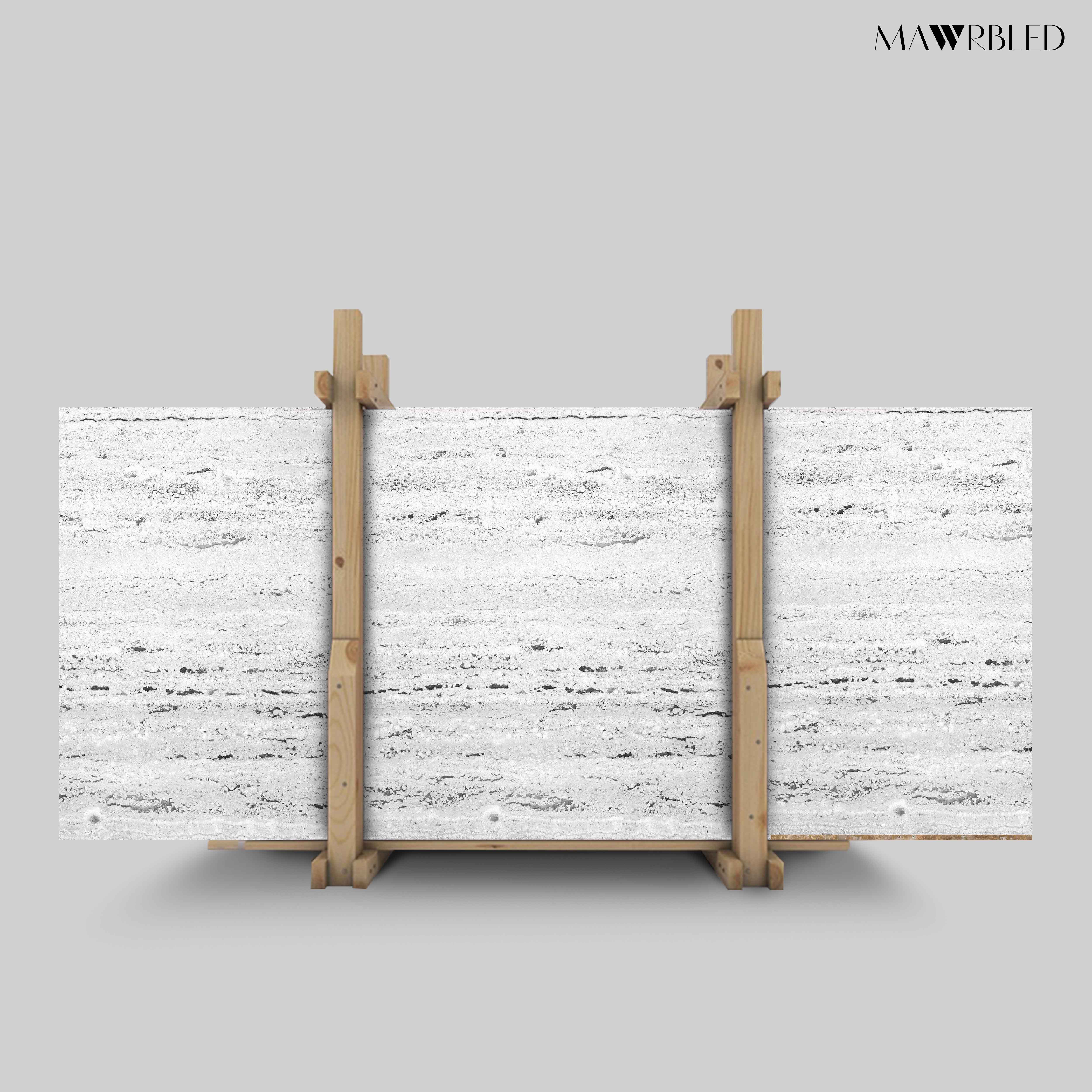 White Travertine Marble