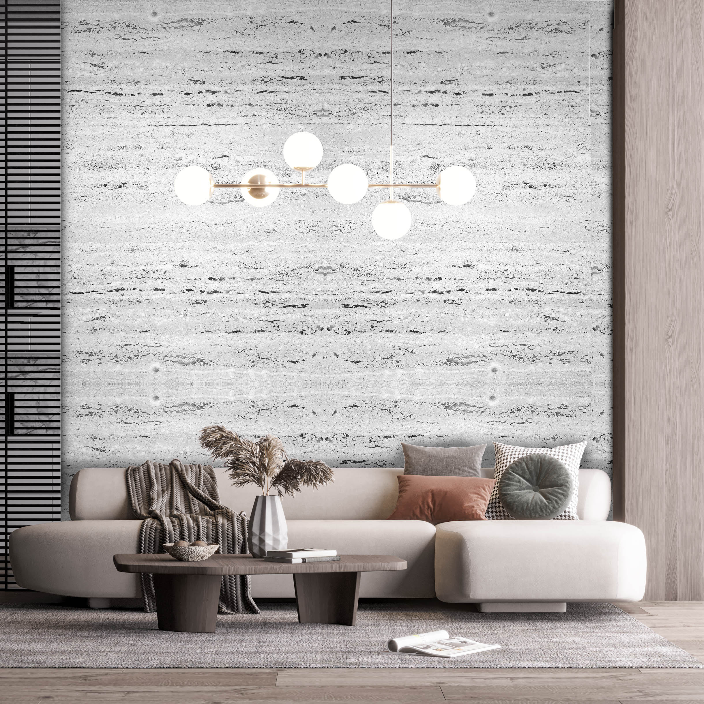 White Travertine Marble