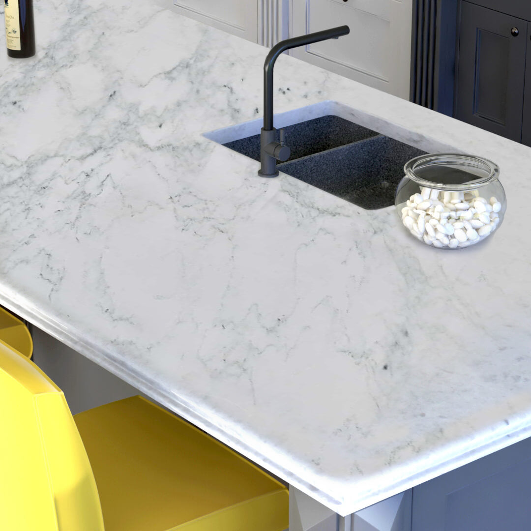 Bianco Neve Marble Countertop