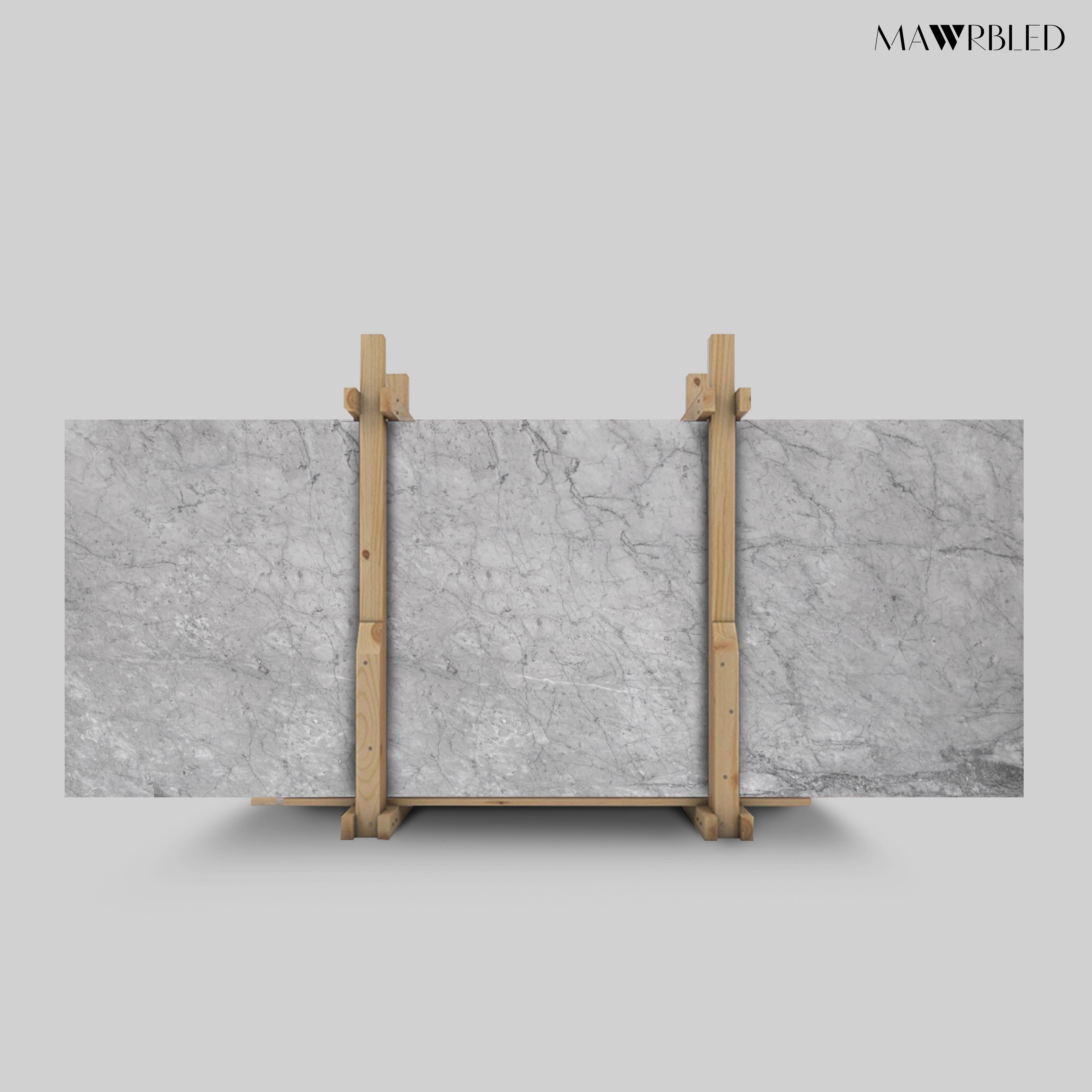 Carrara Silver Honed Marble Countertop