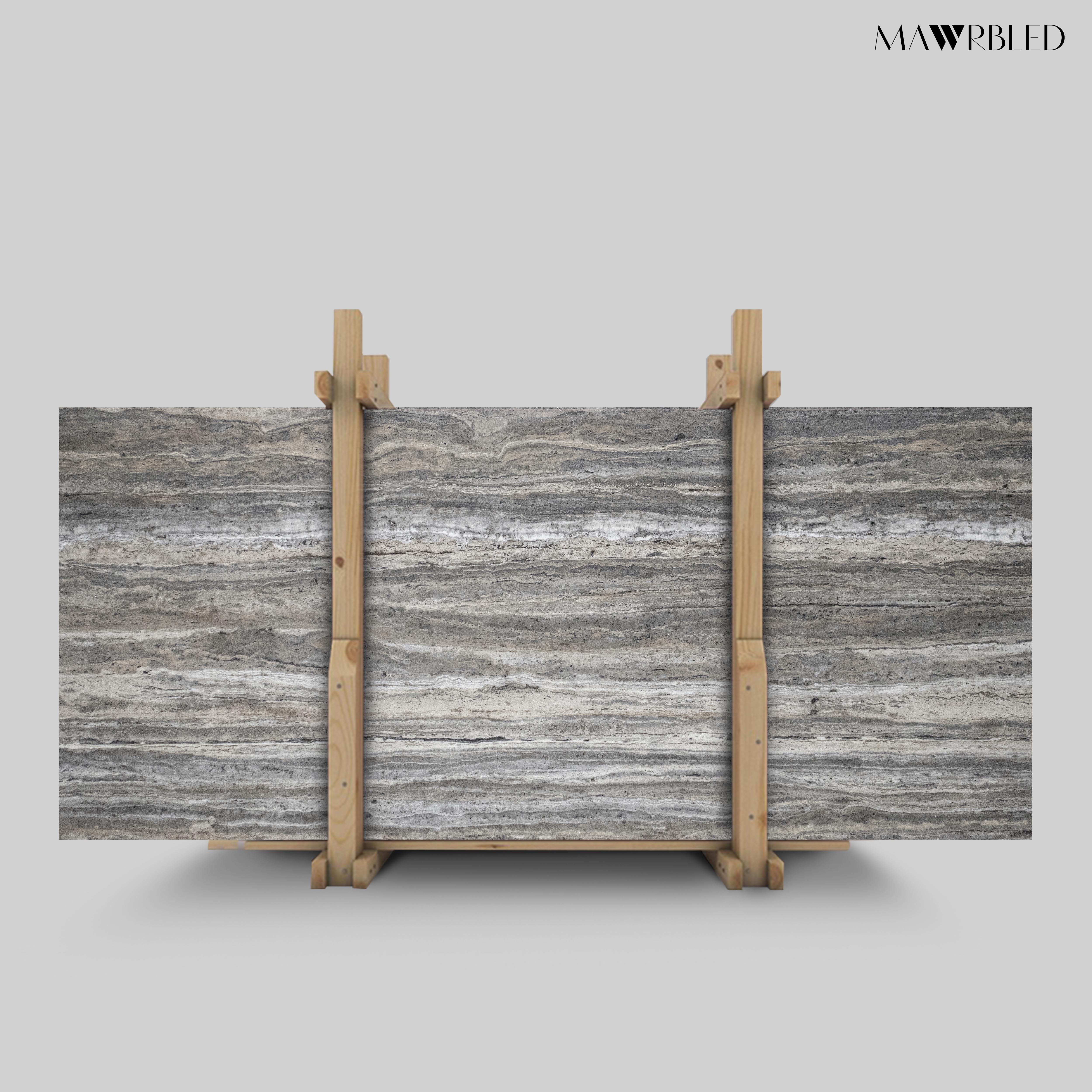 Grey Travertine Marble