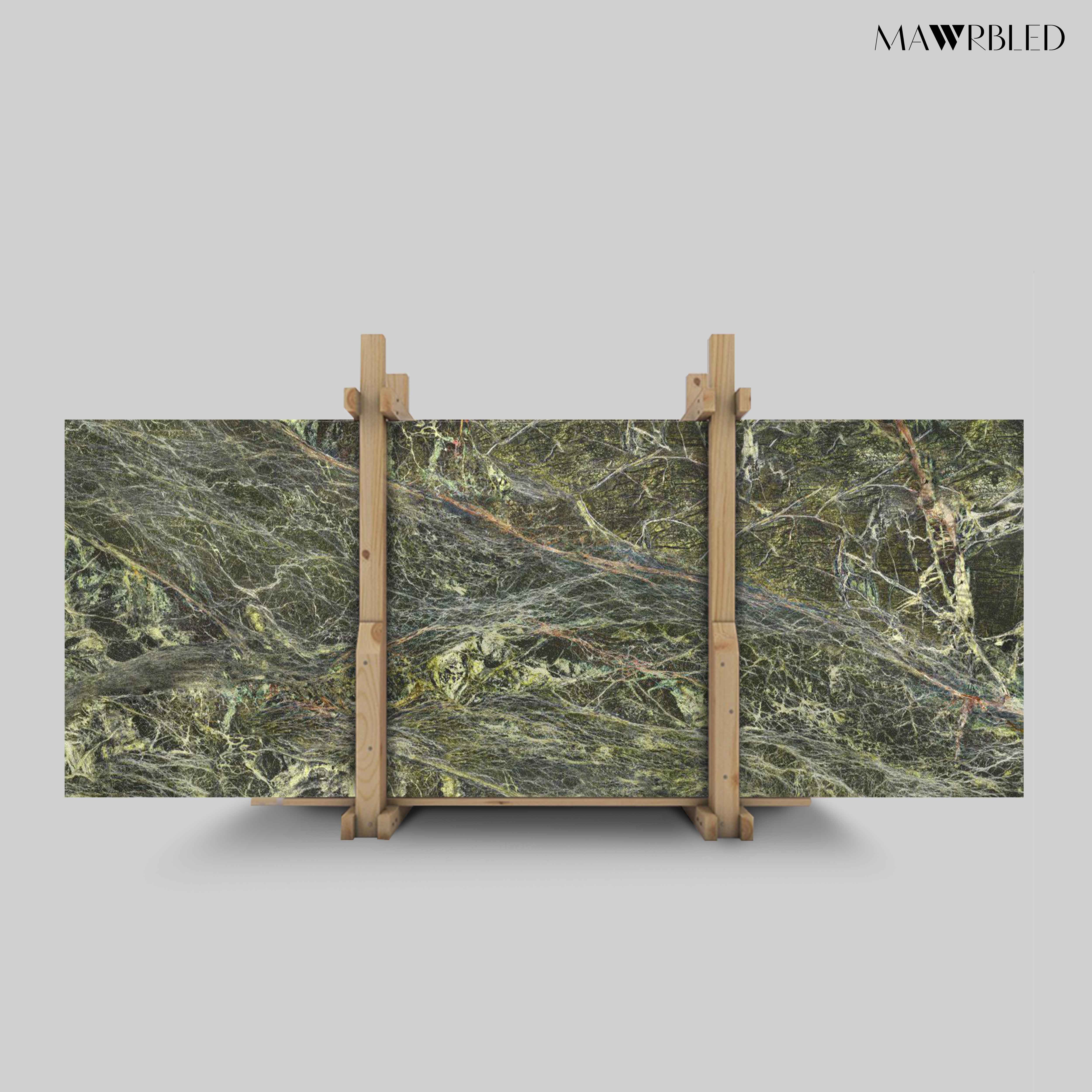 Rainforest Green Marble Countertop