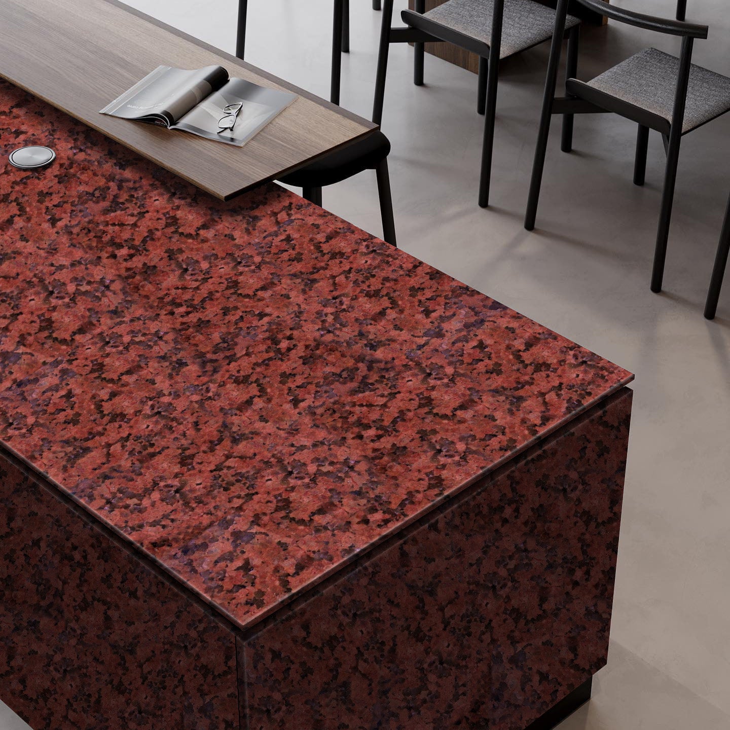 Red Galaxy Granite