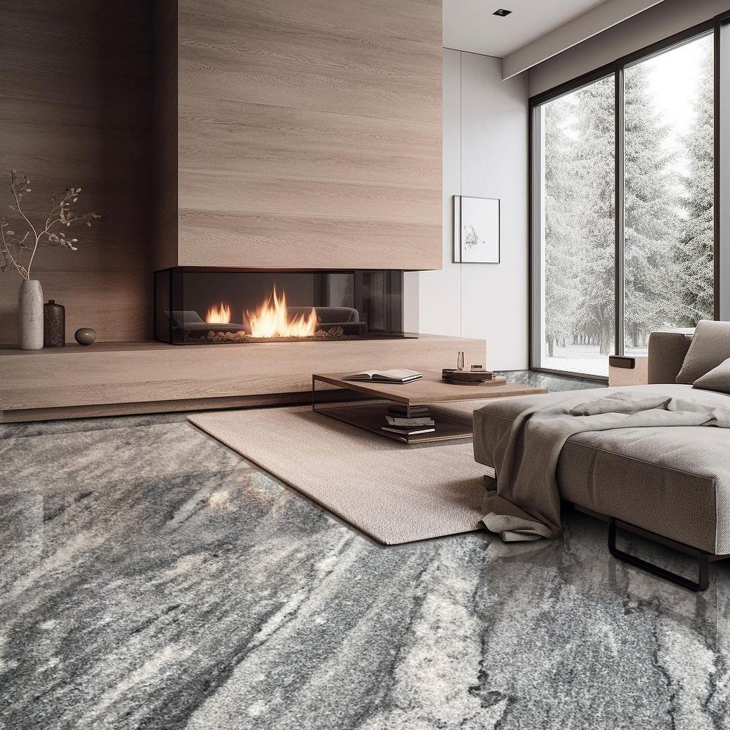 Steel Grey Marble