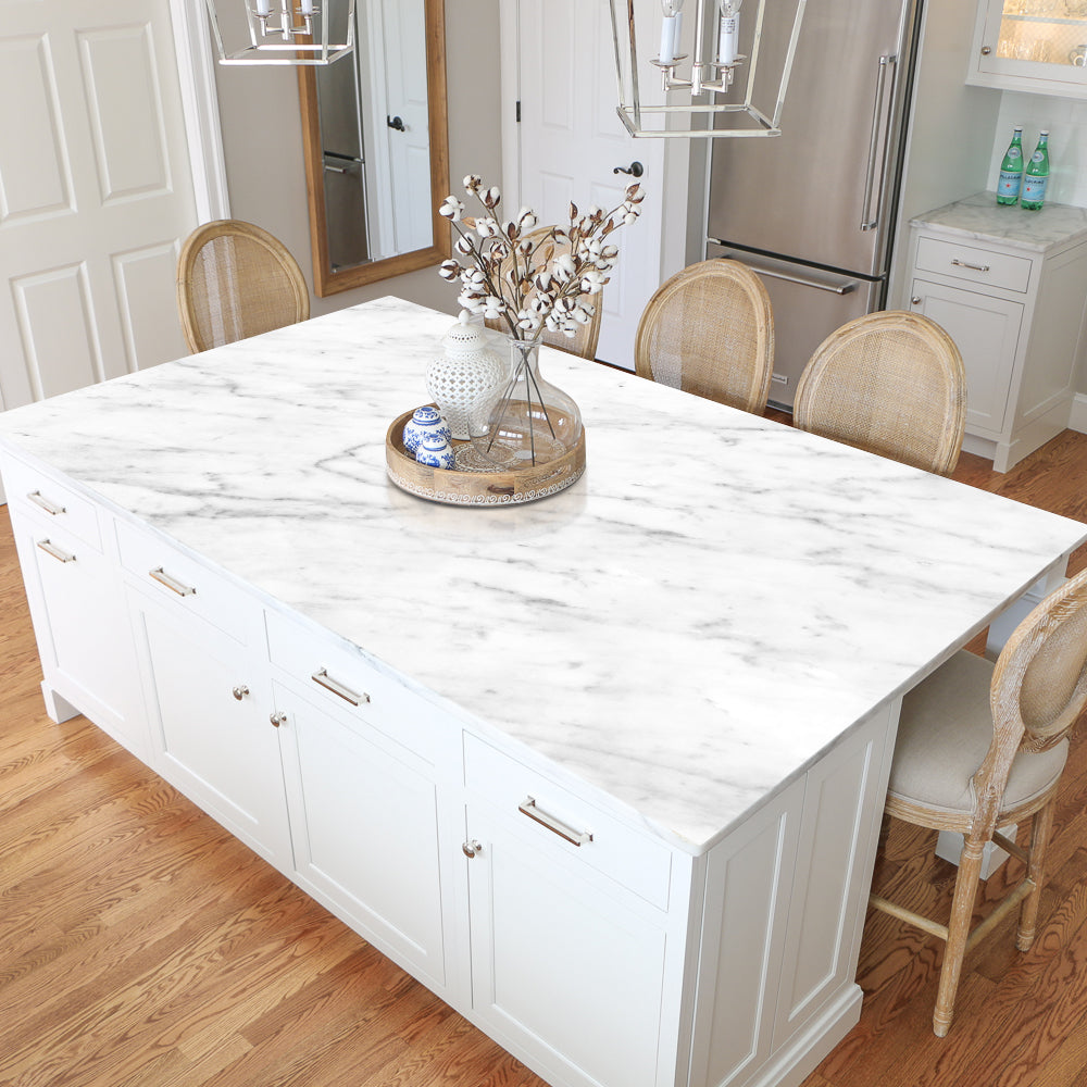 White Carrara Marble Countertop