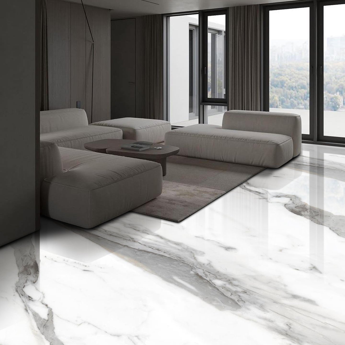 White Grey Marble