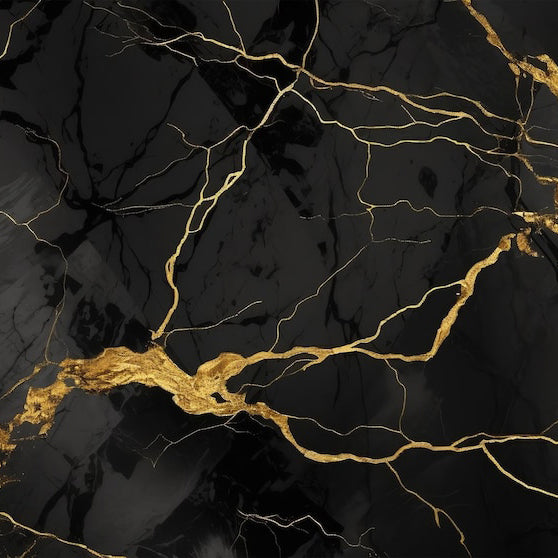 Black And Yellow Marble