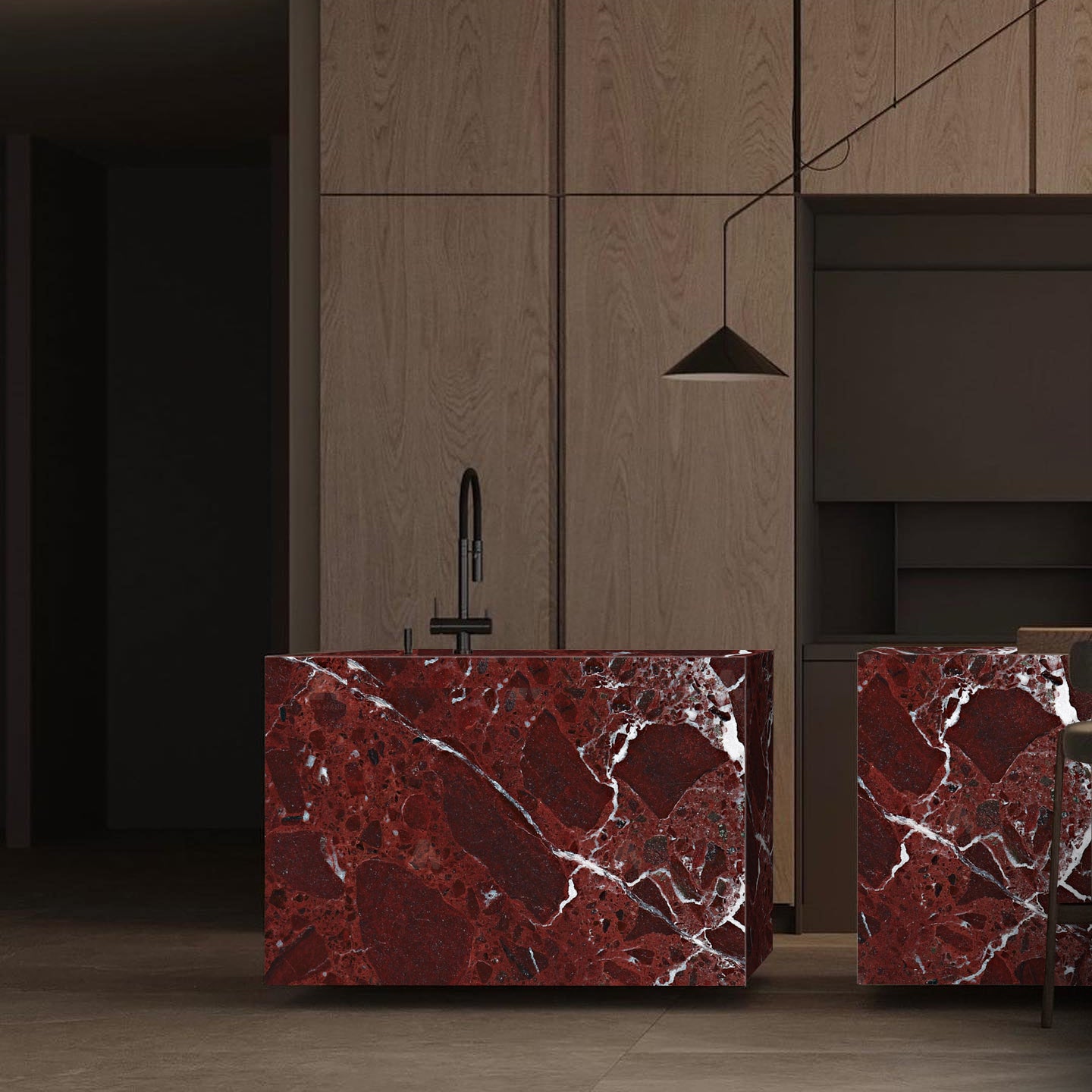 Red Italian Marble