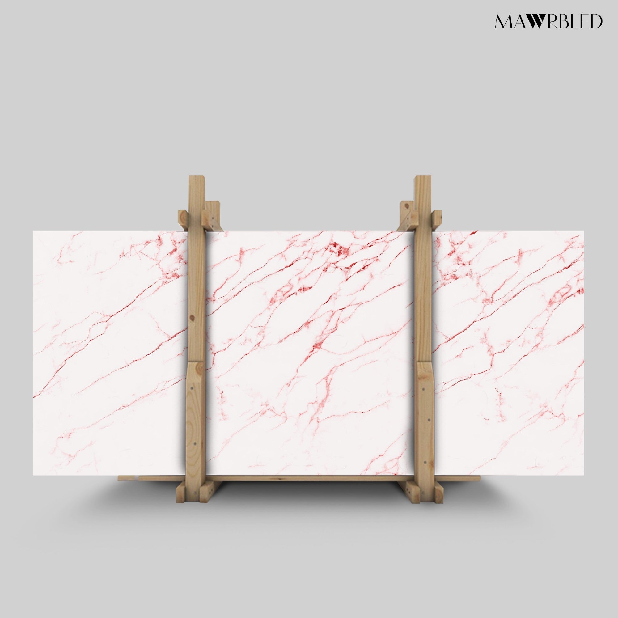 Red White Marble