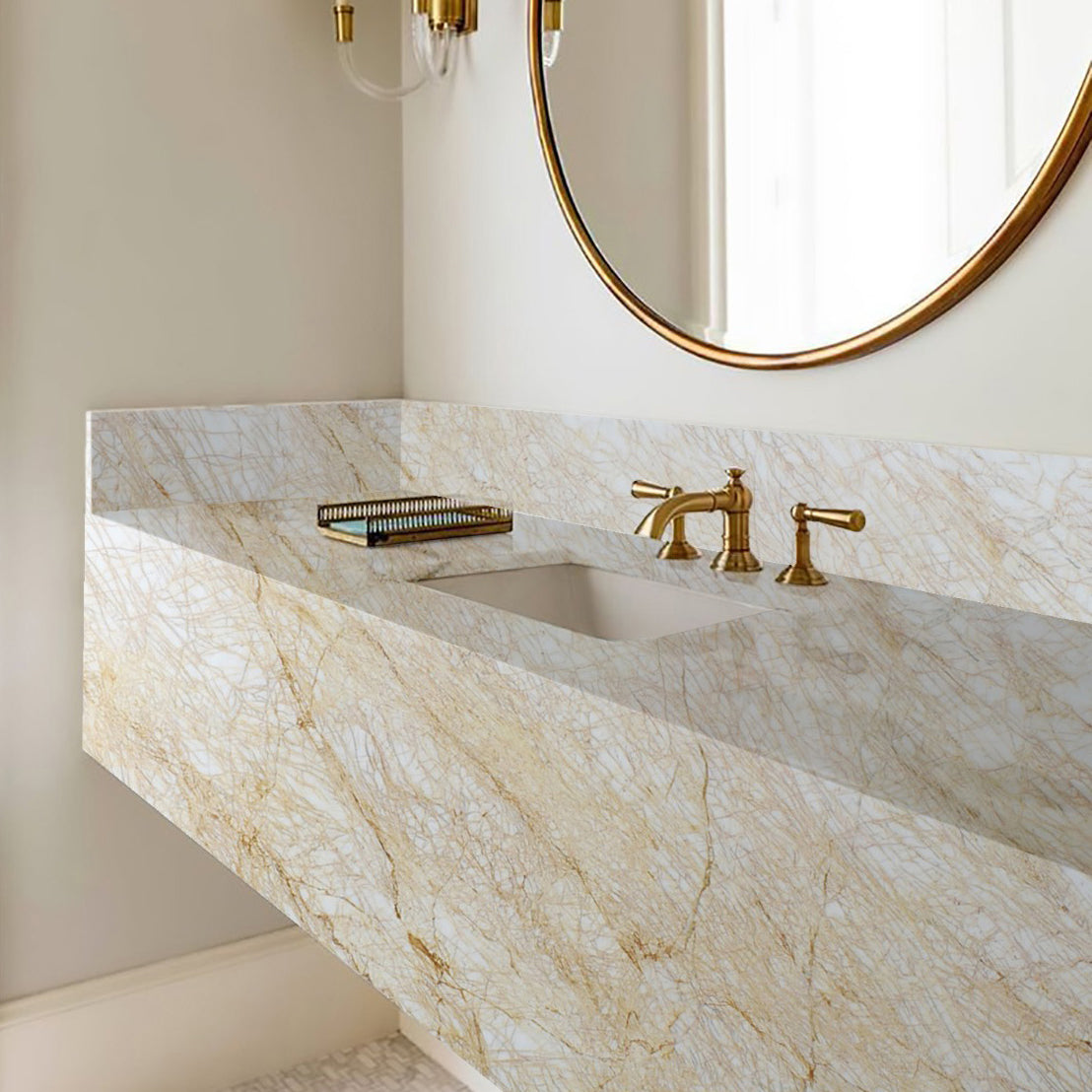 Spider Beige Italian Marble