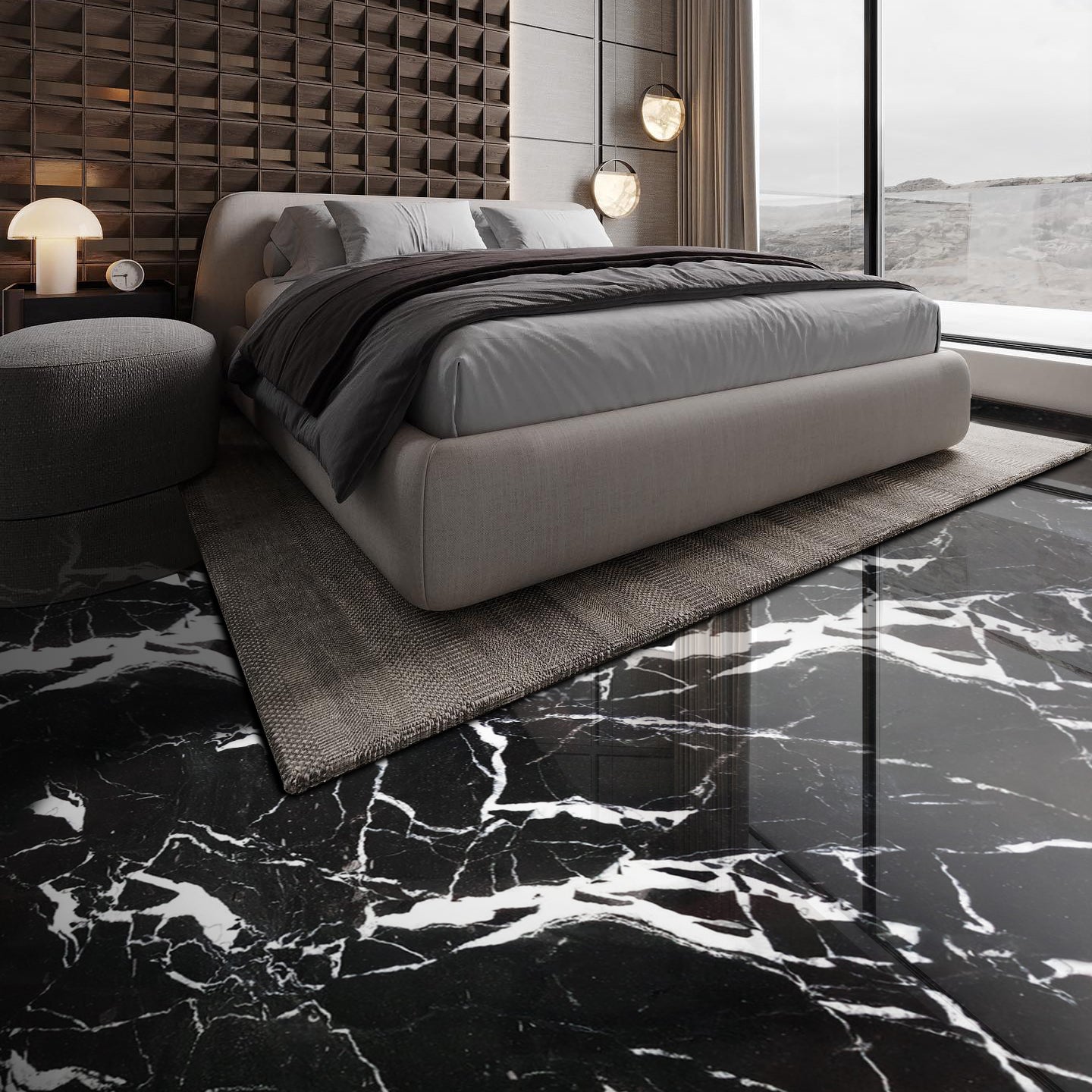 Statuario Black Marble