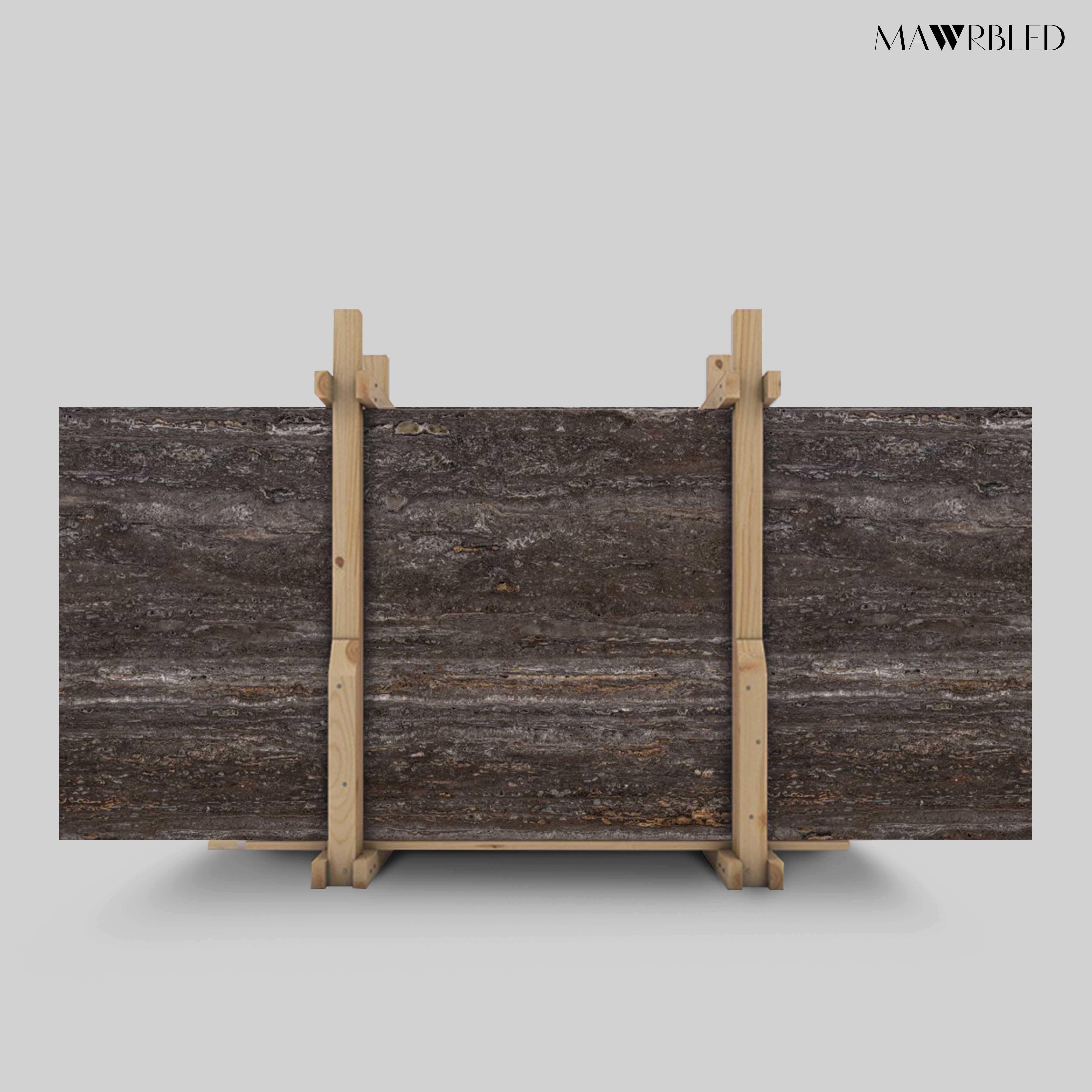Titanium Travertine Marble