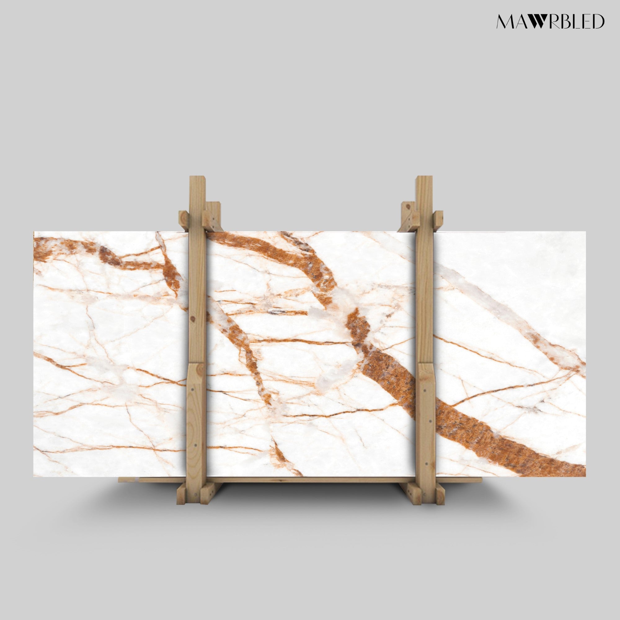 White And Brown Marble